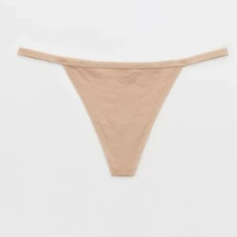 NWT lot x 4 aerie lightweight stretch breathable no show thong panty underwear S